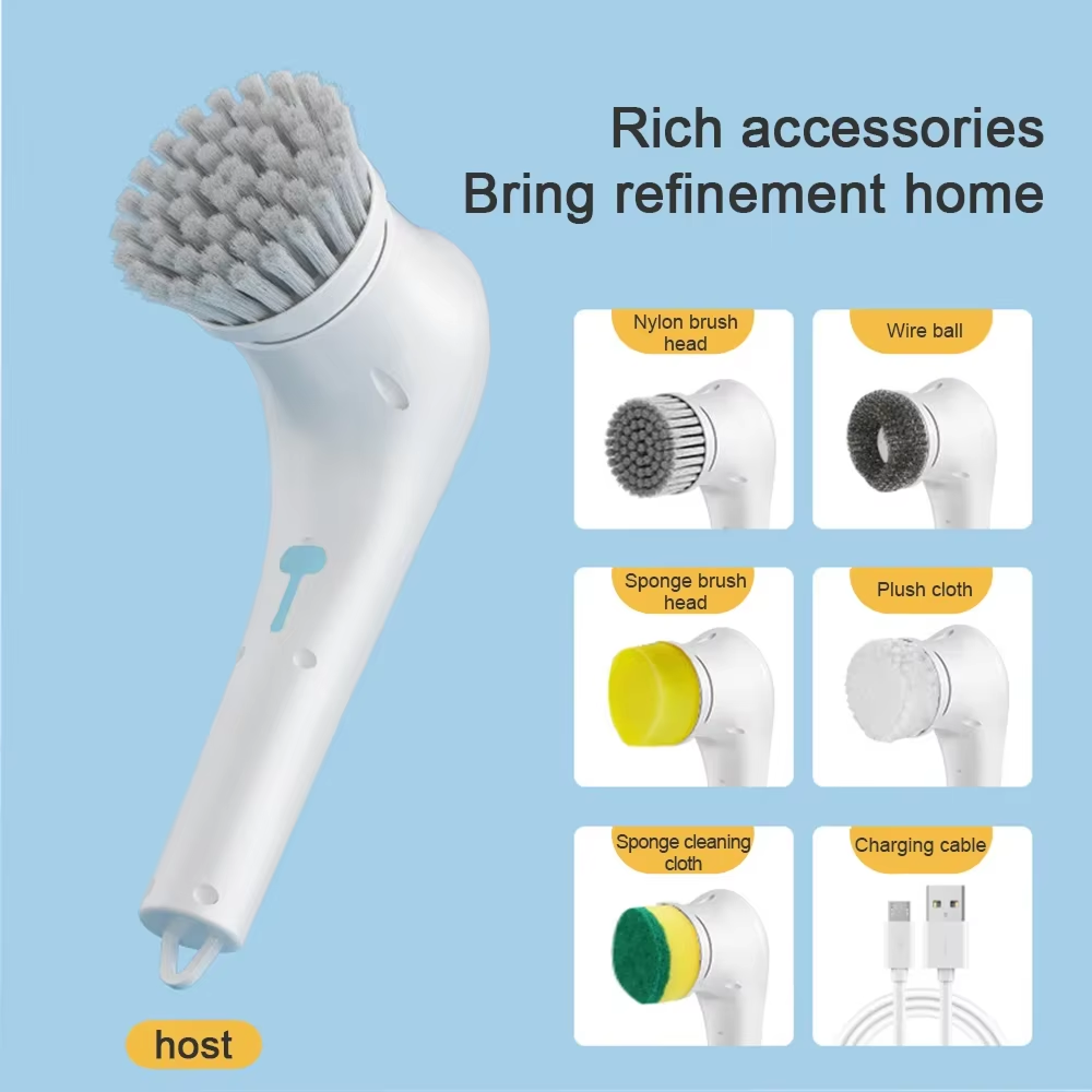 5-in-1 Multifunctional Electric Cleaning Brush